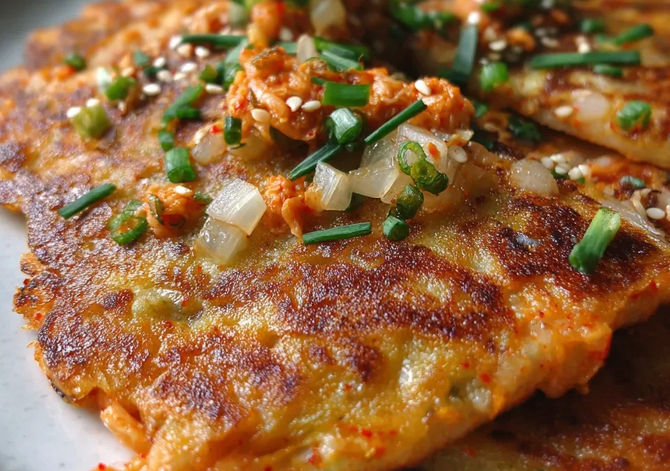 Savory Kimchi Pancakes