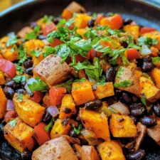 Savory Sweet Potato & Black Bean Hash Recipe: A Flavorful and Hearty Dish for Any Meal