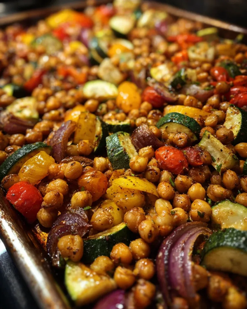 Sheet-Pan Chickpeas & Veggies