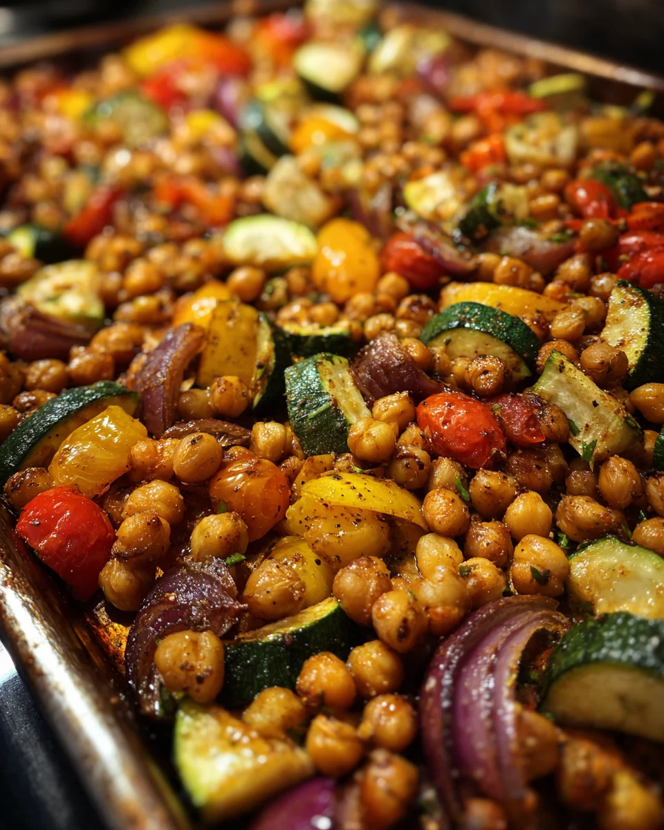Sheet-Pan Chickpeas & Veggies