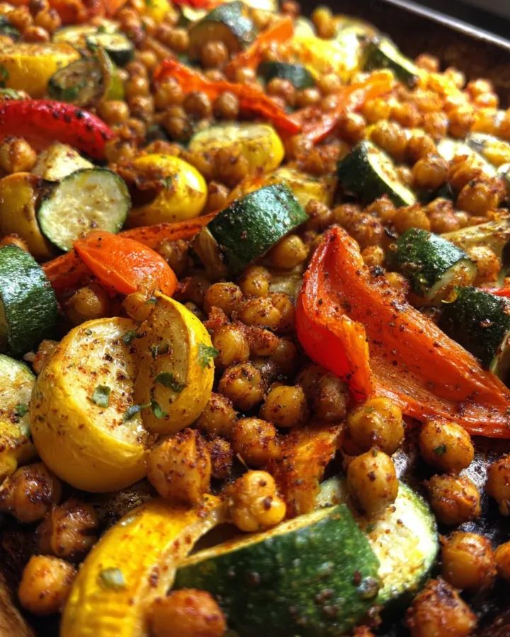 Sheet-Pan Chickpeas & Veggies