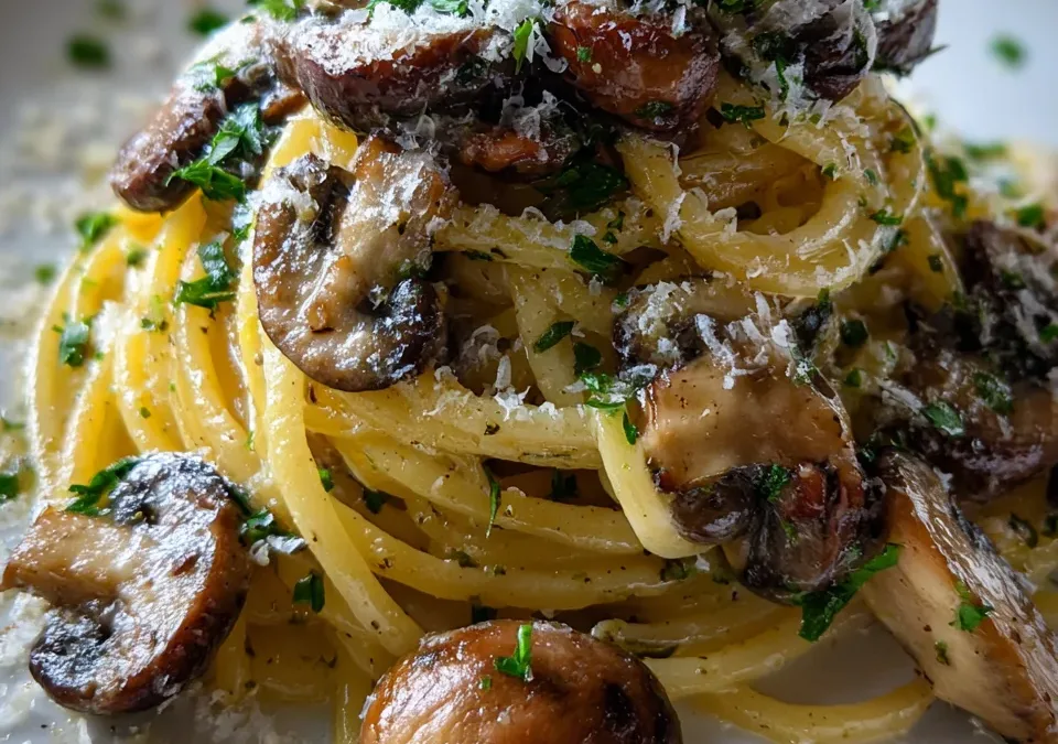 Spaghetti with Mushrooms