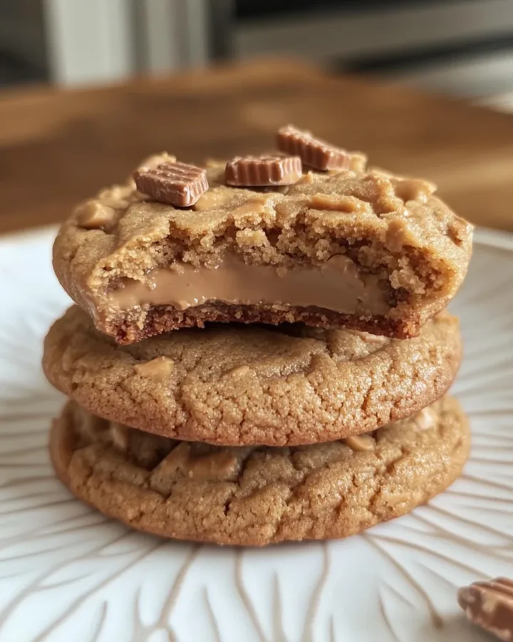 Triple Reese’s Peanut Butter Cookies