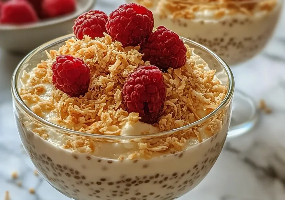 Tropical Coconut Chia Seed Pudding