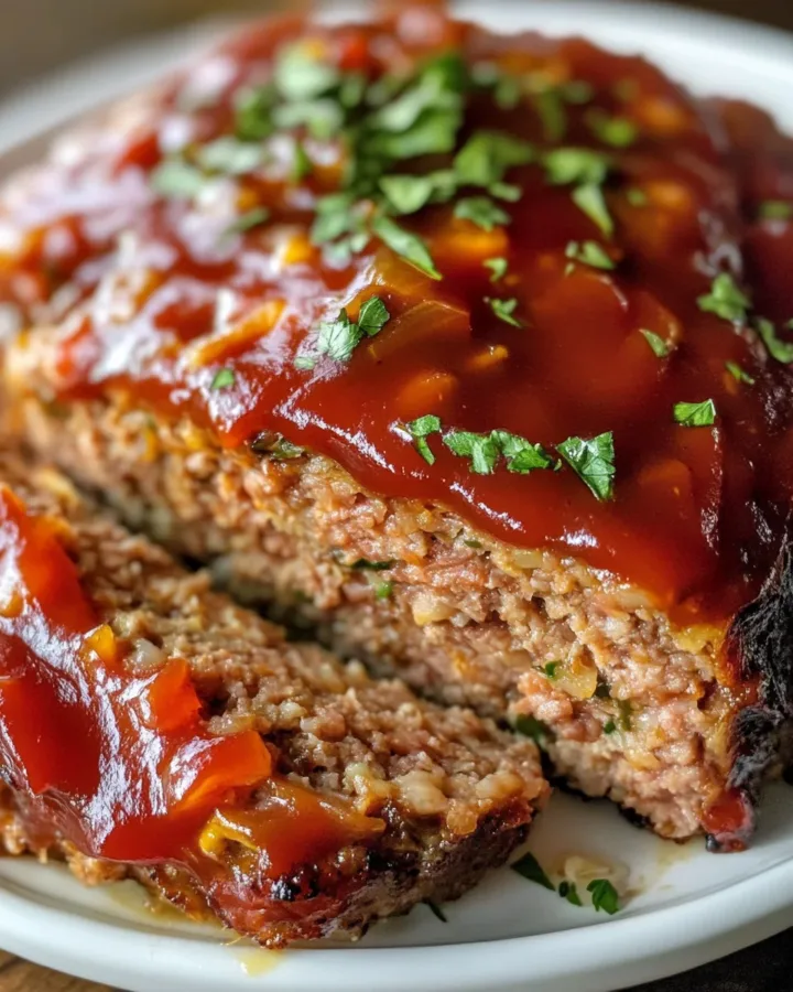 Turkey Meatloaf with Hidden Vegetables 