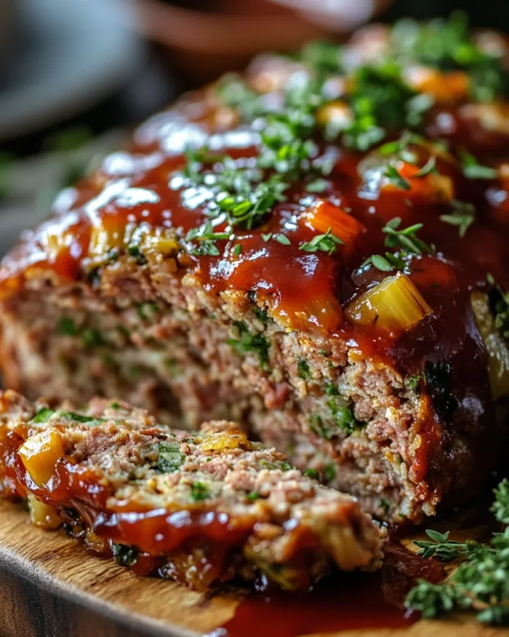 Turkey Meatloaf with Hidden Vegetables