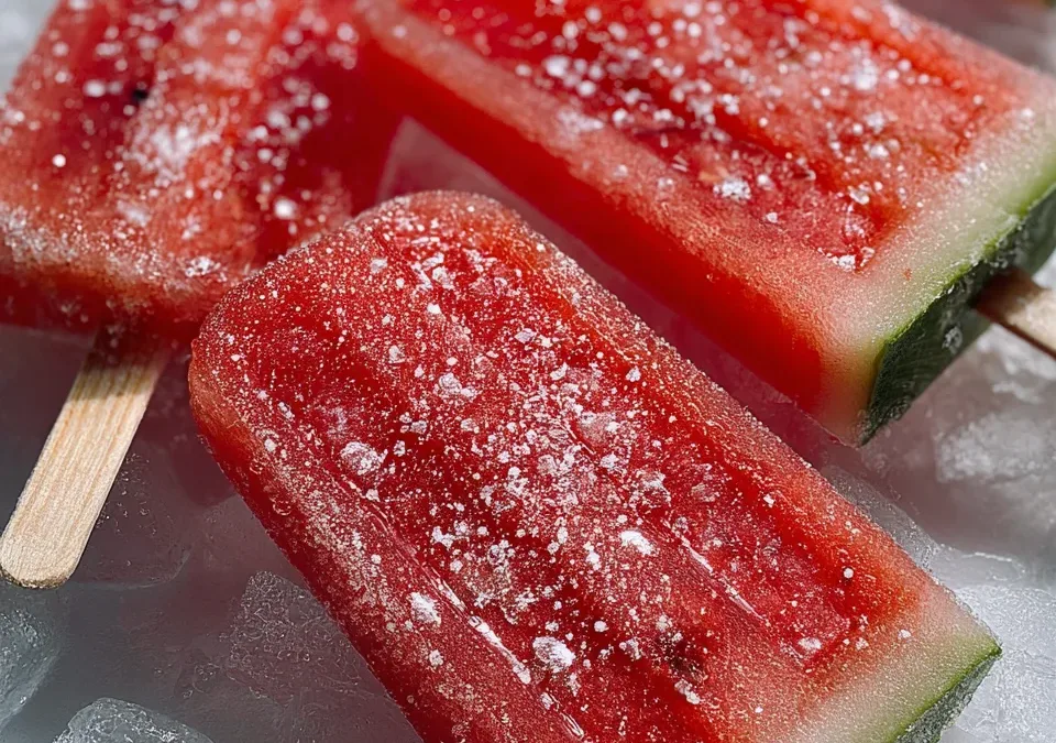 Watermelon Popsicles