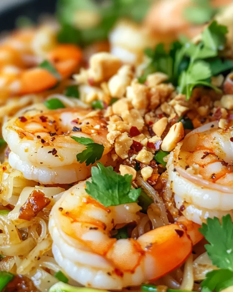 Zucchini Noodle Pad Thai with Shrimp