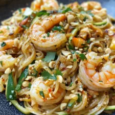 Zucchini Noodle Pad Thai with Shrimp: A Healthy Twist on a Classic Dish