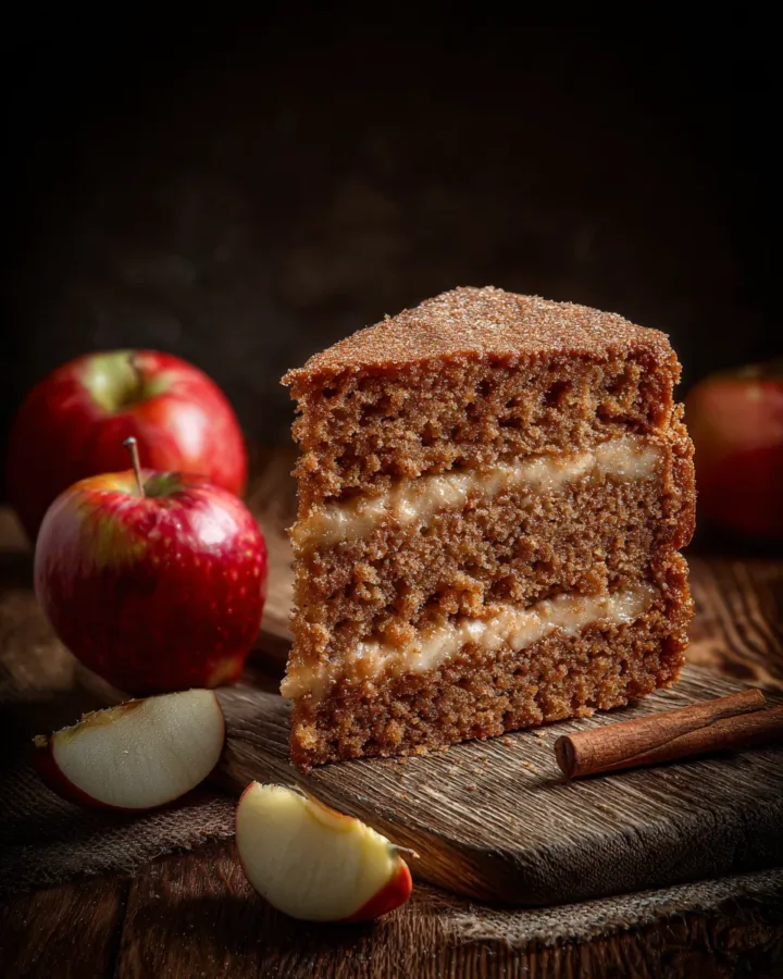 Apple Gingerbread Cake