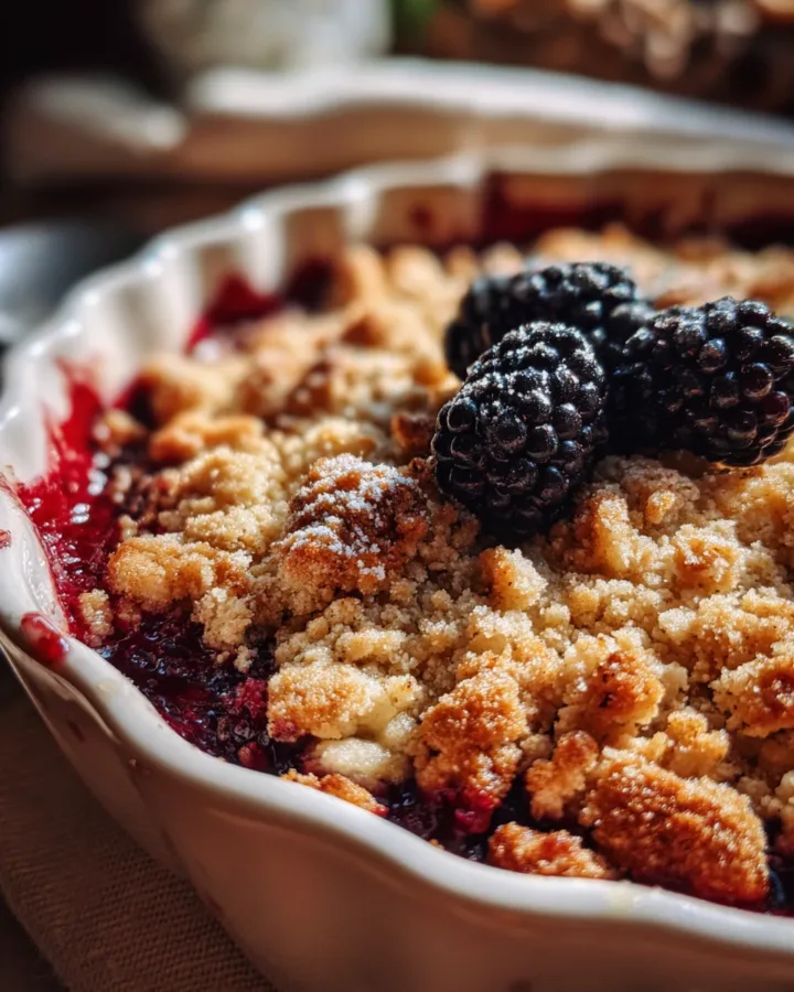 Blackberry Crisp