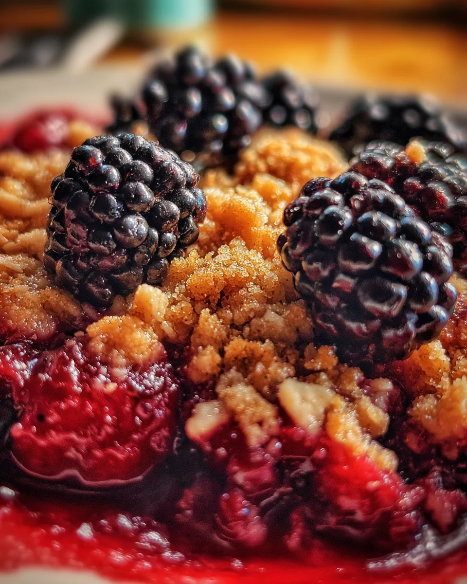 Blackberry Crisp