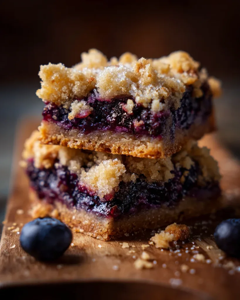 Blueberry Crumble Bars