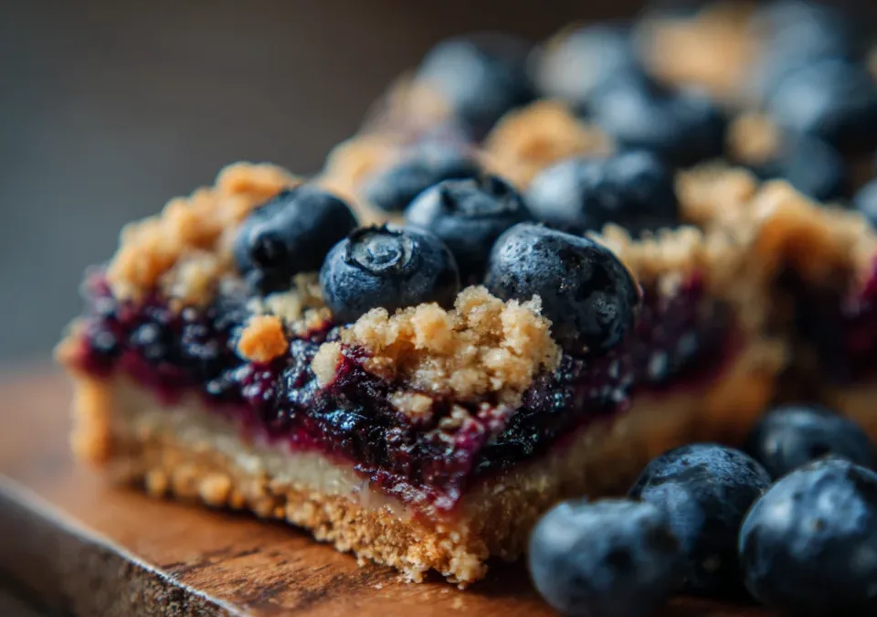 Blueberry Crumble Bars