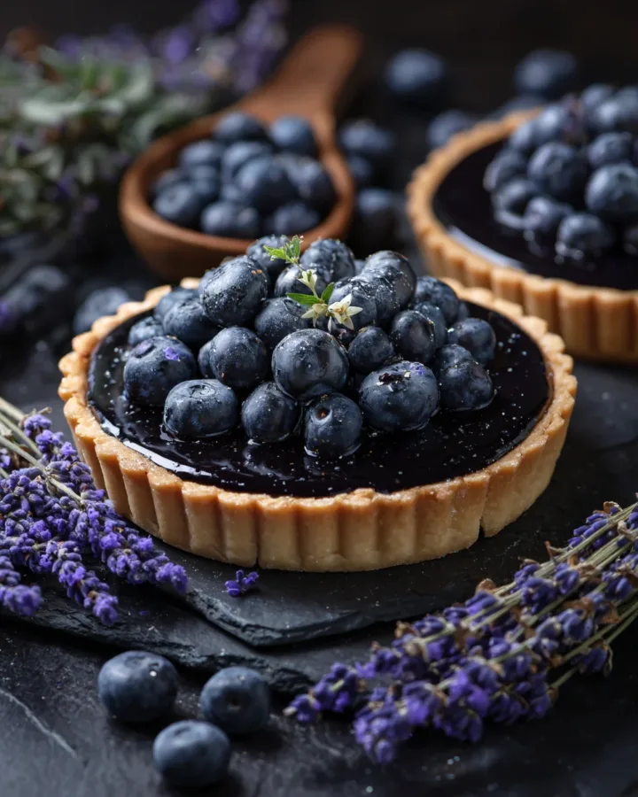Blueberry Lavender Tart