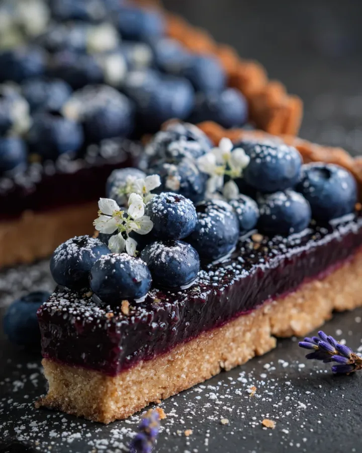 Blueberry Lavender Tart
