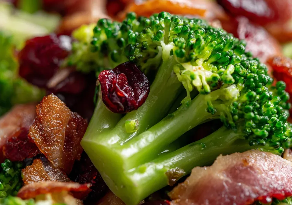 Broccoli Salad with Bacon and Cranberries