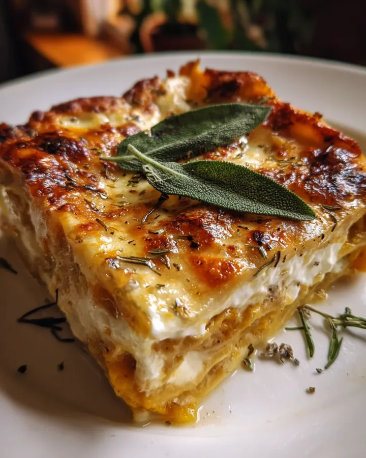 Butternut Squash Lasagna with Sage Ricotta