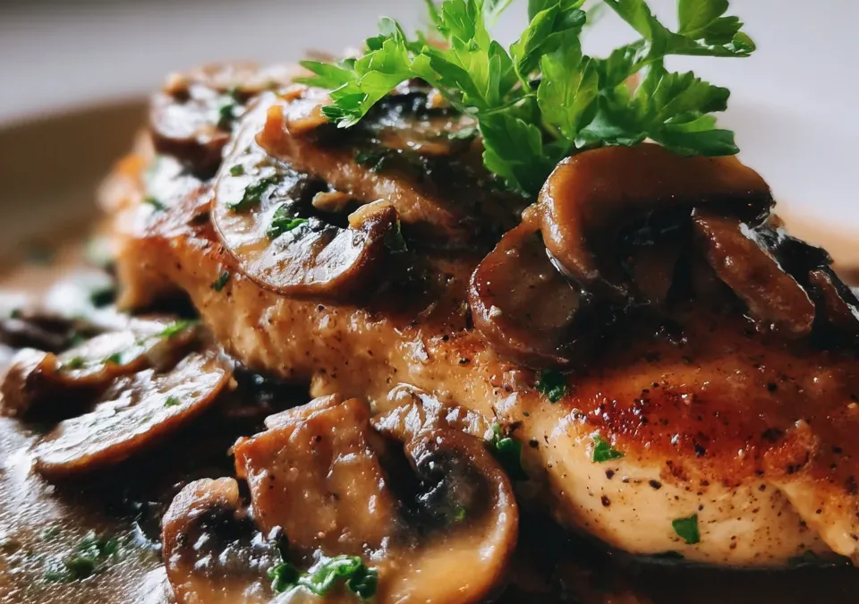 Chicken Marsala with Mushrooms
