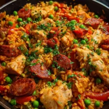 Bold and Satisfying Chicken and Chorizo Paella Recipe: Smoky, Savory, and Deeply Aromatic