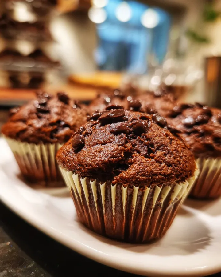 Chocolate Yogurt Muffins