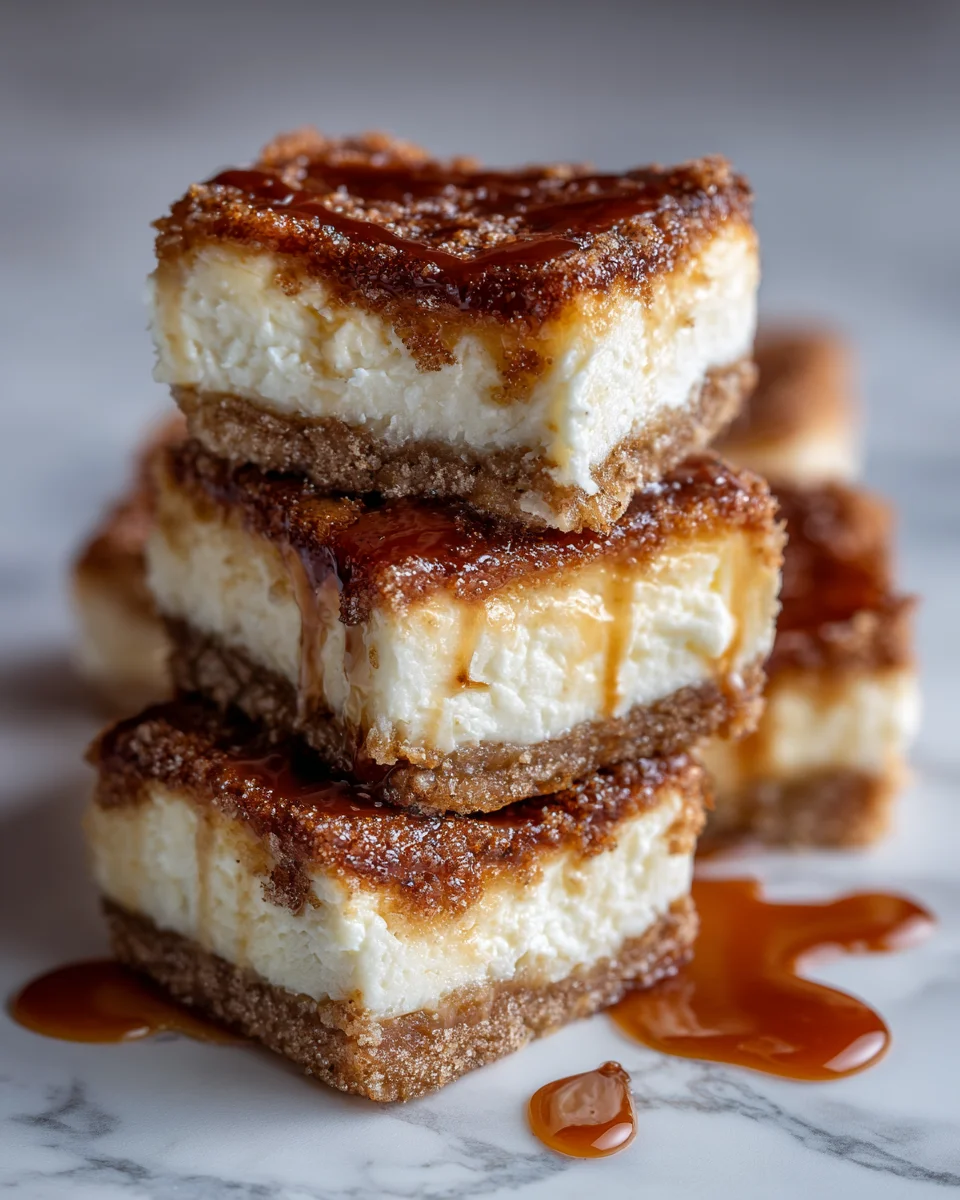 Churro Cheesecake Bars