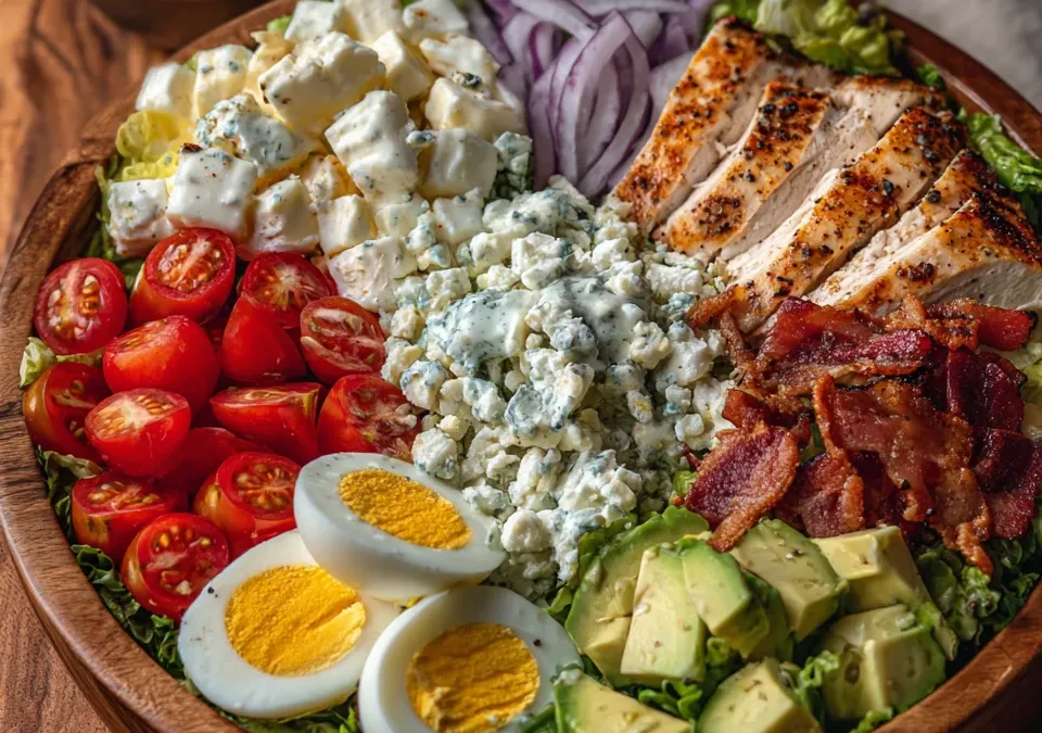 Cobb Salad with Avocado Ranch Dressing