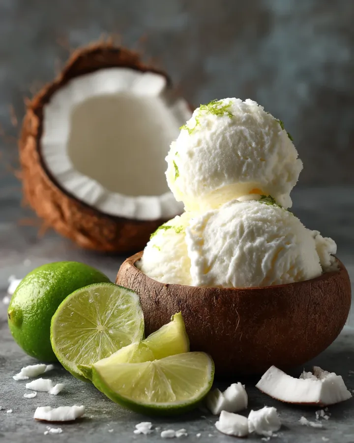 Coconut Lime Sorbet