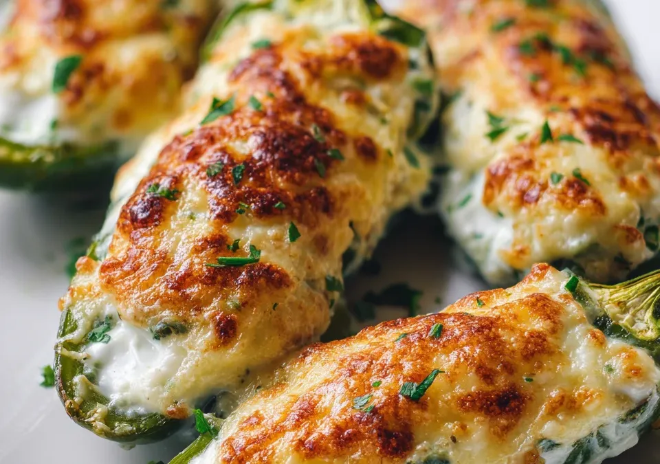 Creamy Jalapeño Poppers with Greek Yogurt