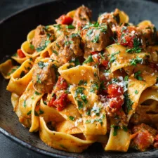 Creamy Tomato Basil Pasta with Chicken Sausage: A Cozy and Flavor-Packed Recipe for Any Occasion