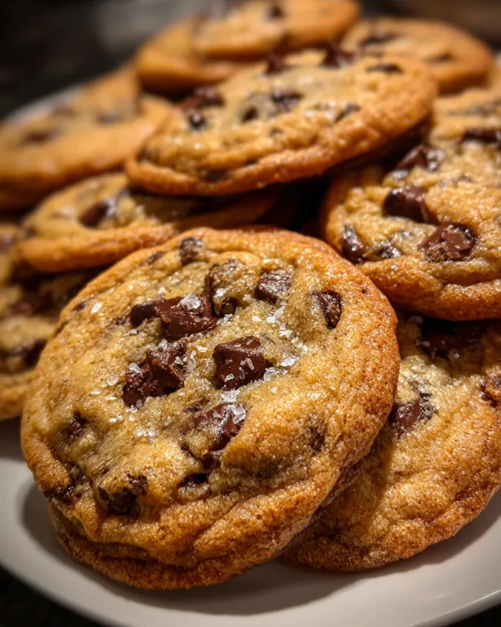 Crispy Chocolate Chip Cookies