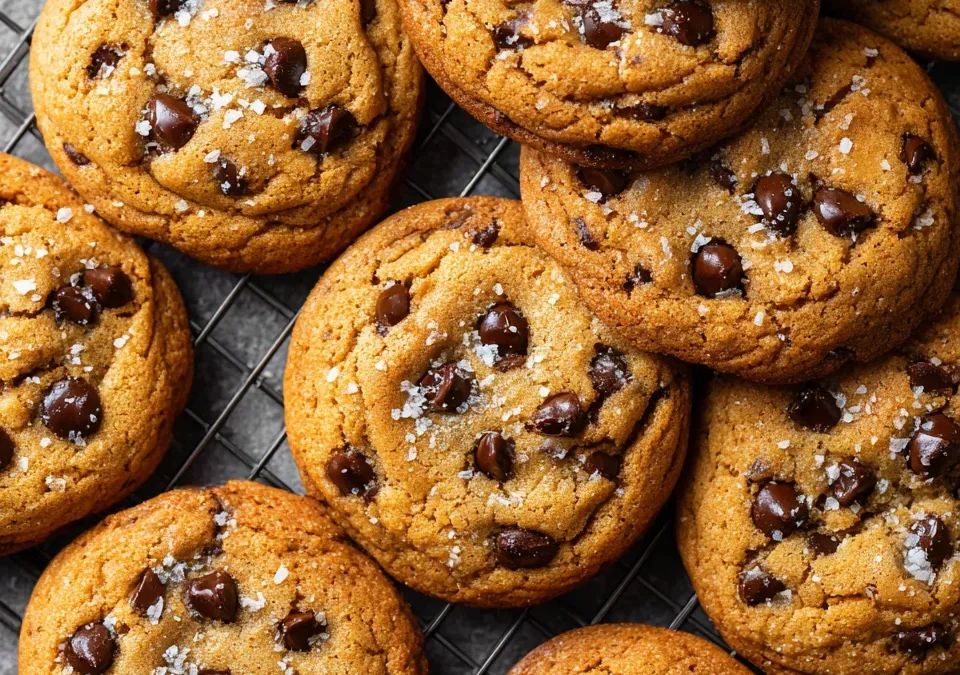 Crispy Chocolate Chip Cookies