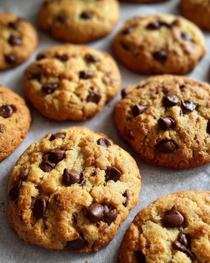 Crispy Chocolate Chip Cookies