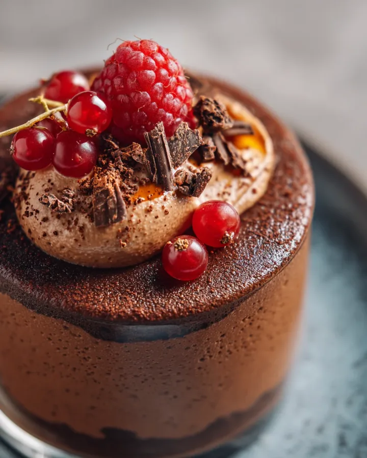 Dark Chocolate and Chili Mousse