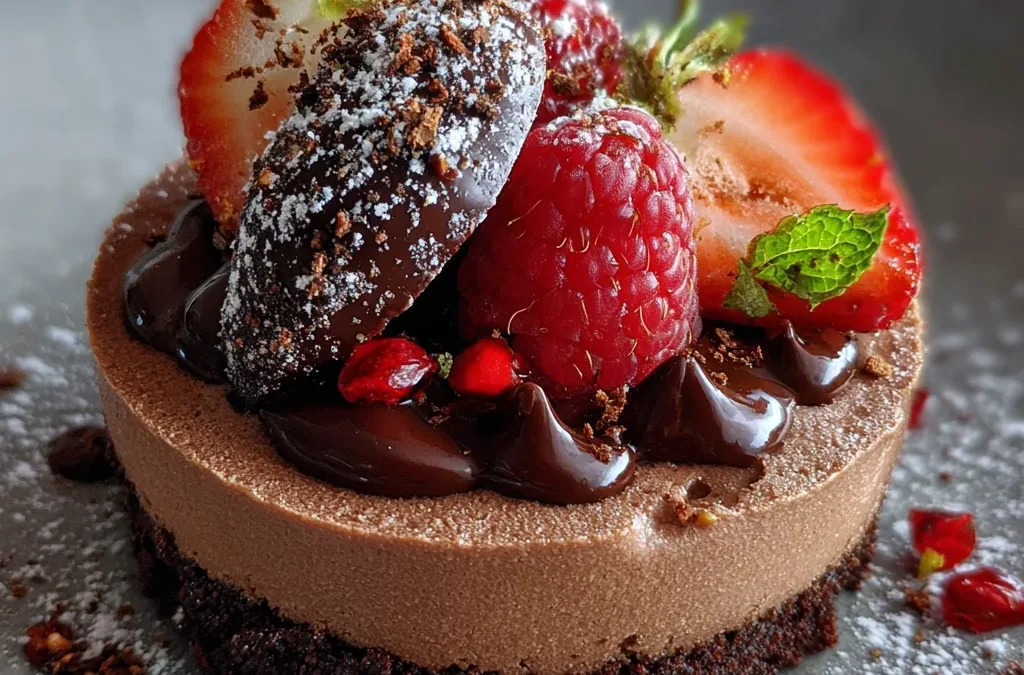 Dark Chocolate and Chili Mousse