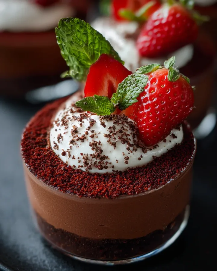 Dark Chocolate and Chili Mousse