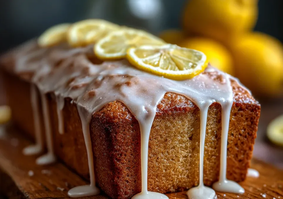 Earl Grey Tea Cake with Lemon Glaze
