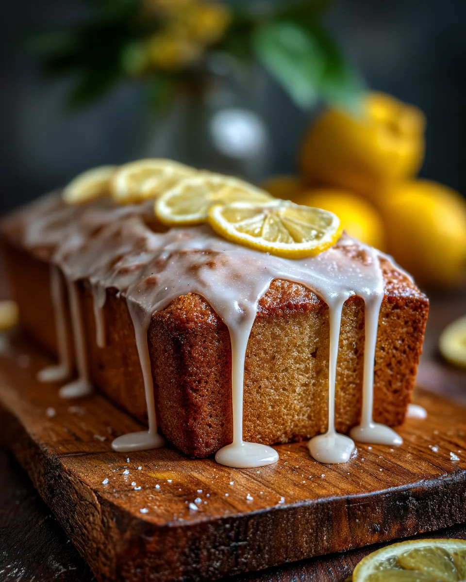Earl Grey Tea Cake with Lemon Glaze