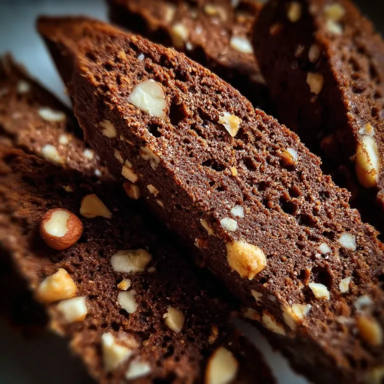 Espresso Hazelnut Biscotti