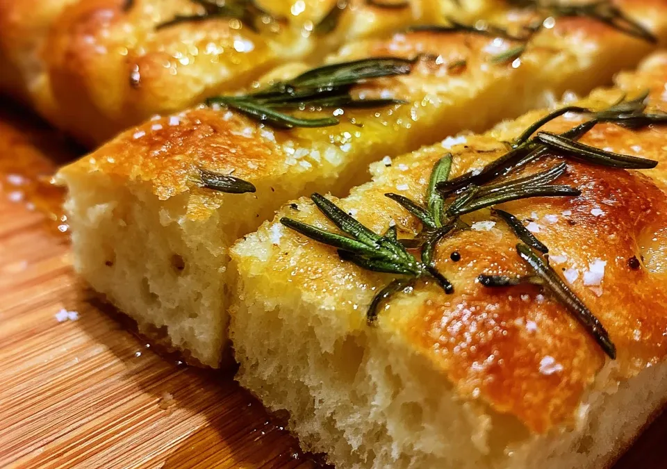 Focaccia with Rosemary and Sea Salt