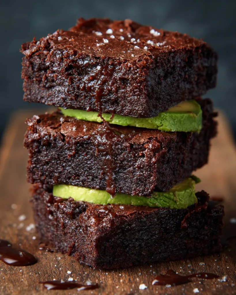 Fudgy Avocado Brownies