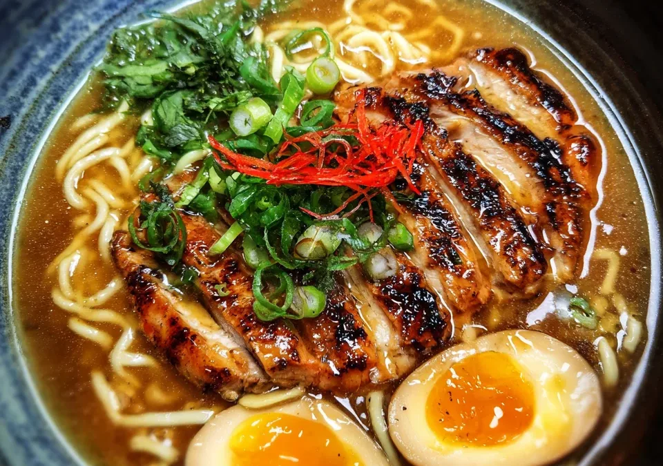 Ginger Glazed Chicken Ramen
