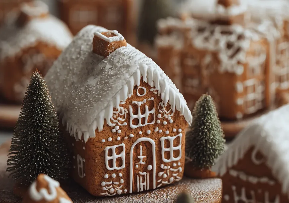 Gingerbread House Cookies (for a festive article)