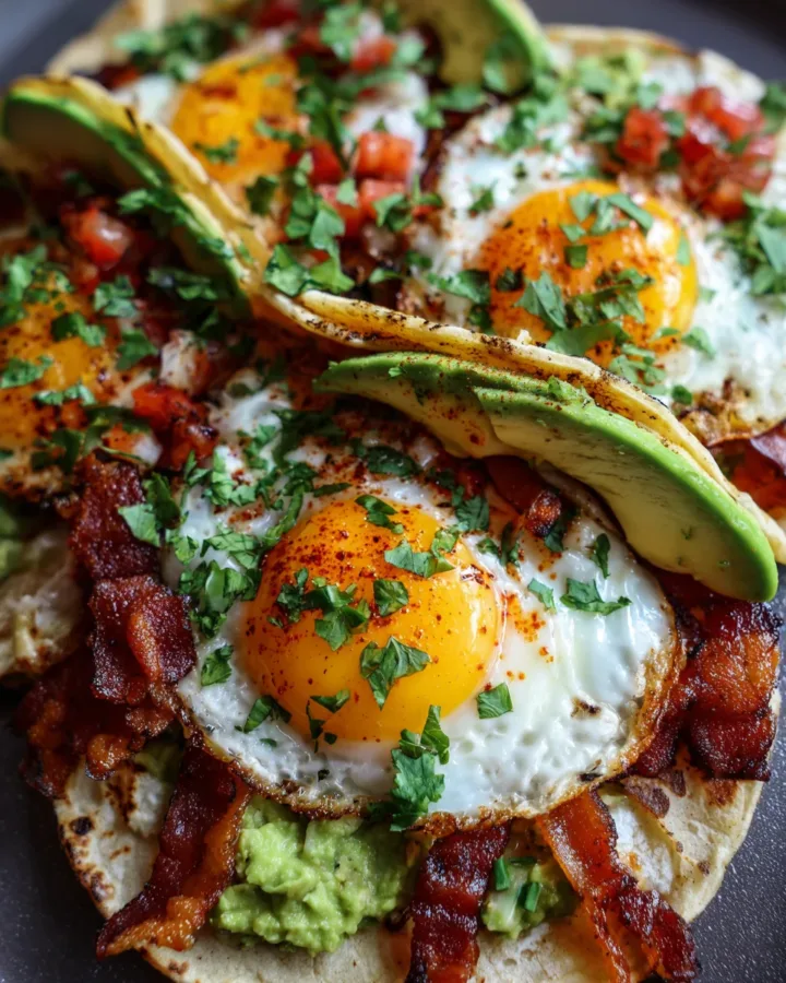 Healthy Green Breakfast Tacos