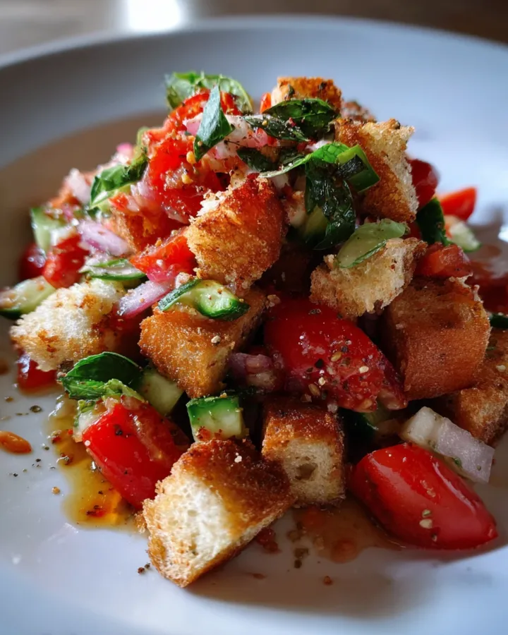 Italian Bread Salad (Panzanella)