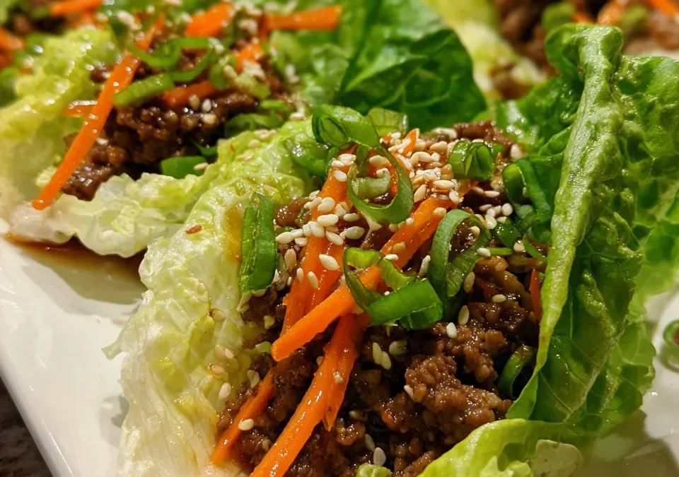 Korean Bulgogi Beef Lettuce Wraps