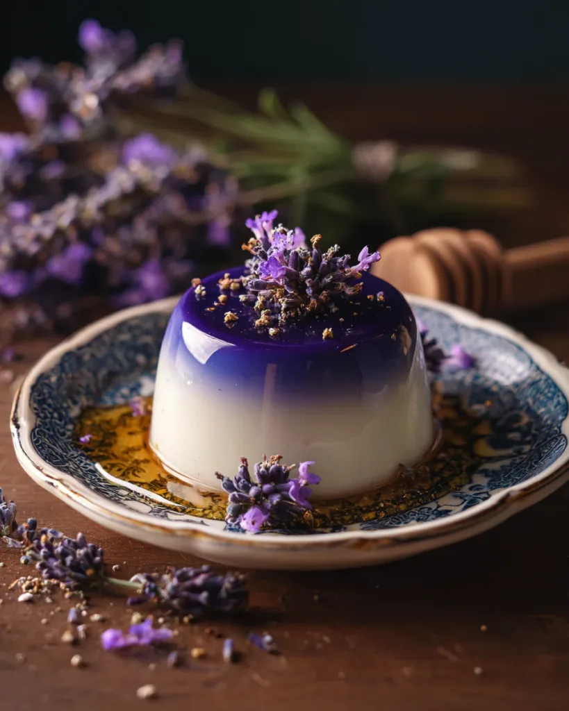 Lavender Honey Panna Cotta