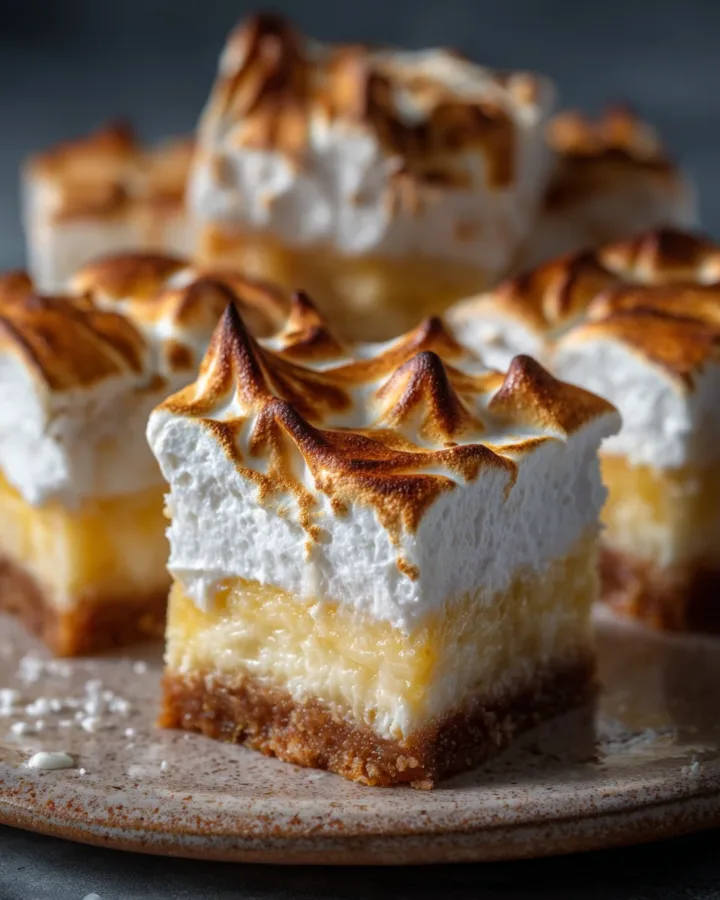 Lemon Meringue Cheesecake Bars