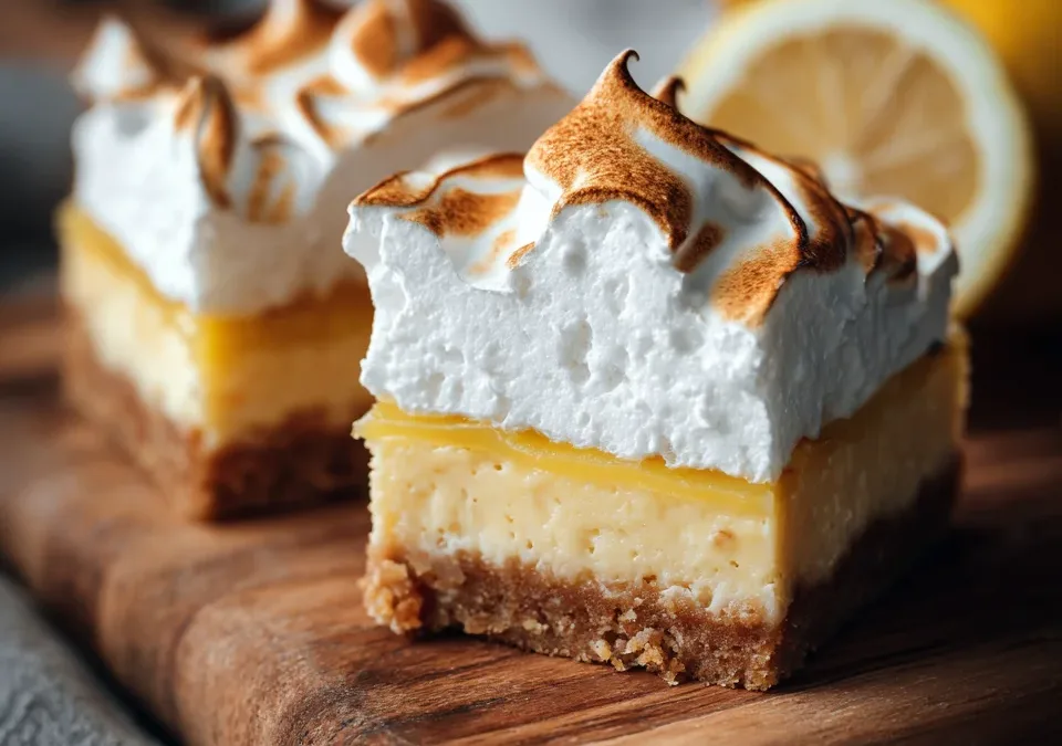 Lemon Meringue Cheesecake Bars
