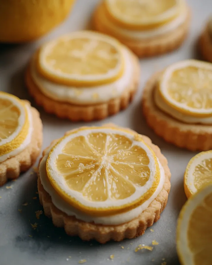 Lemon Shortbread Cookies